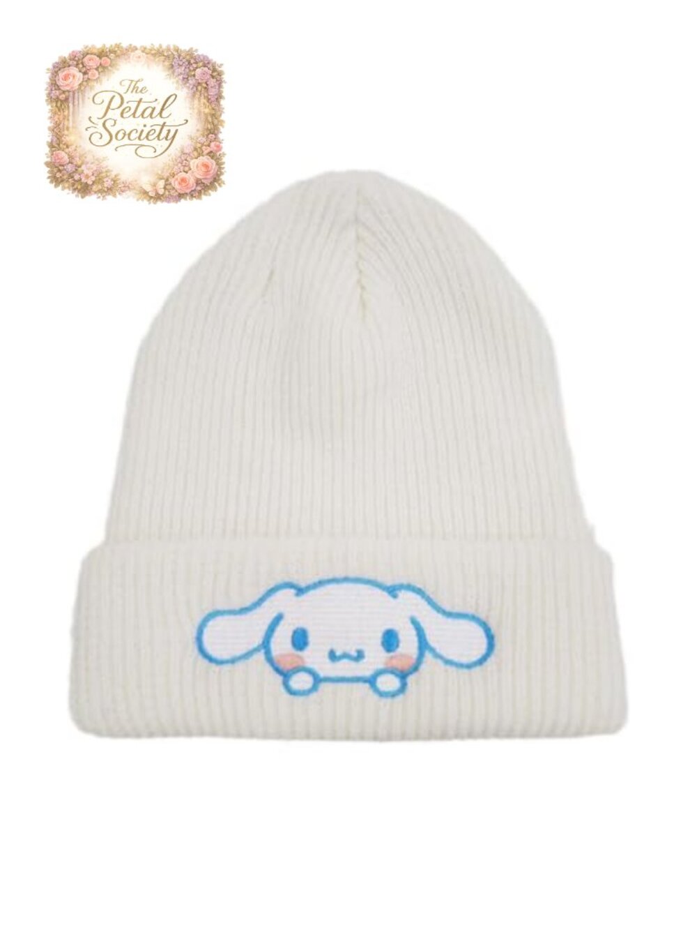 Anime Beanie Knit Hat Embroidered Winter Cap Acrylic Stretch